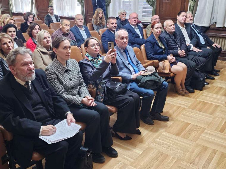 Помоћница Тамара Гуја на представљању књиге „Николај Владимирович Станкјевич-Епистоле“