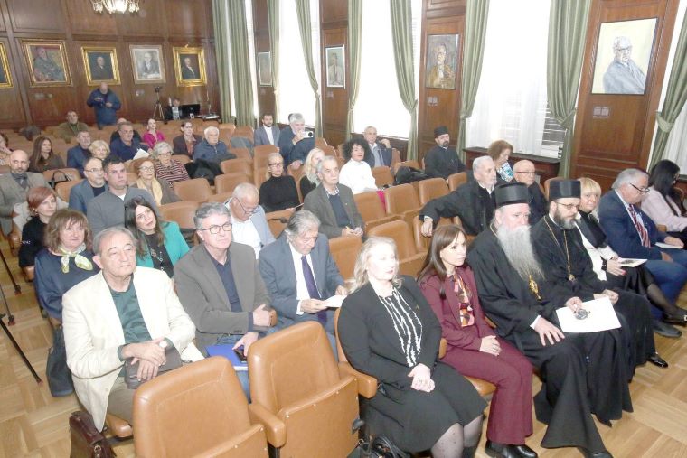 Ћирић Бошковић на свечаности „Његошев дан“ у Матици српској